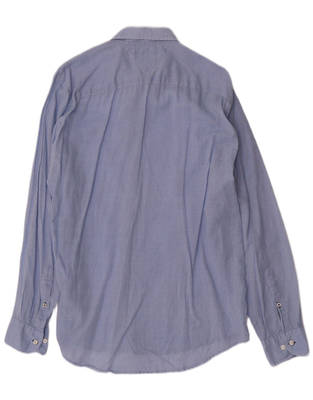 Camicia da uomo Tommy Hilfiger a quadri grandi in cotone blu