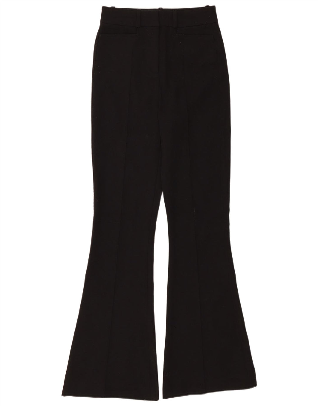 Pantaloni casual svasati a vita alta da donna REISS UK 6 XS W25 L32 neri