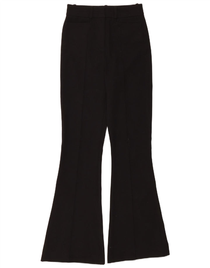 Pantaloni casual svasati a vita alta da donna REISS UK 6 XS W25 L32 neri