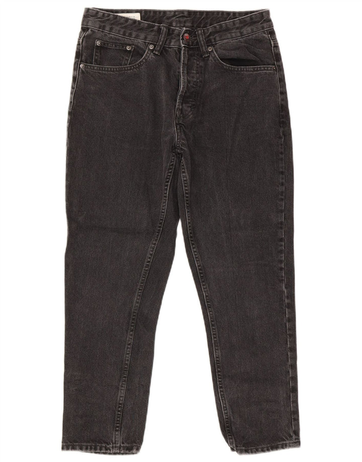 Jeans dritti da uomo Zara EU 38 Small W30 L25 Cotone grigio
