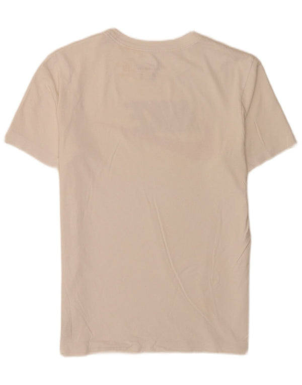 T-shirt grafica da uomo Nike Top Small in cotone bianco