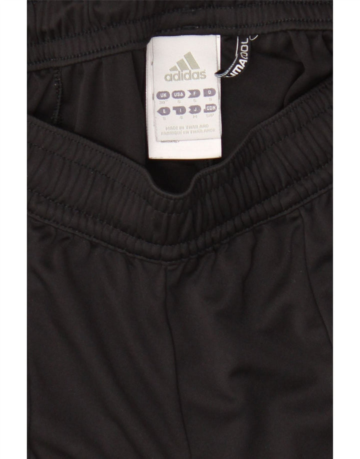 Pantaloncini sportivi Adidas da uomo Olympique Lyonnais medio poliestere nero
