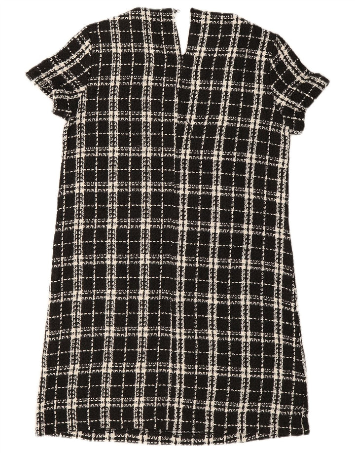 Abito a trapezio da donna Lipsy UK 10 piccolo cotone a quadri neri