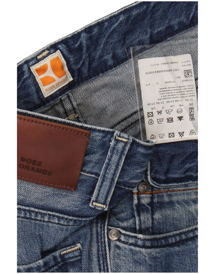 Jeans dritti da uomo Hugo Boss W31 L34 cotone blu