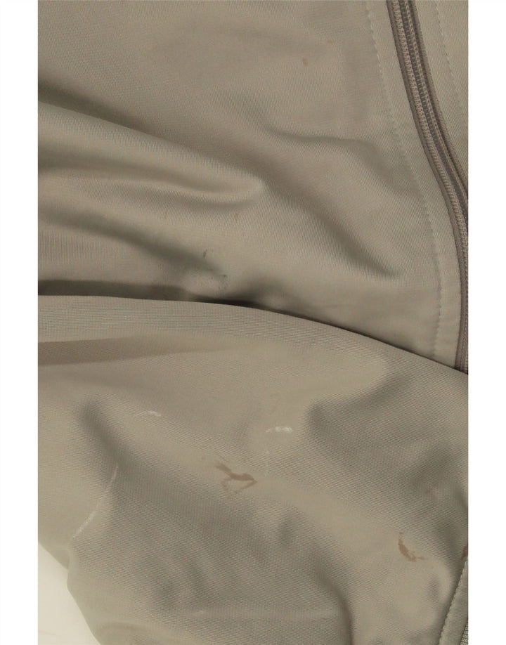 Giacca da tuta da uomo KAPPA grande in poliestere color block grigio