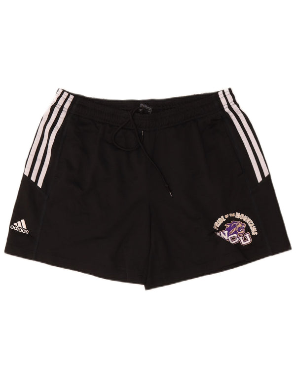 Pantaloncini sportivi Adidas da donna Western Carolina University UK 16 grandi neri