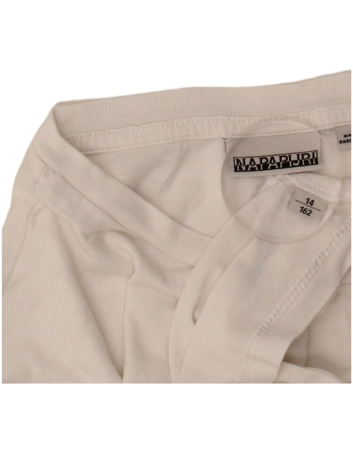 Maglietta per ragazze Napapijri 13-14 anni Bianca