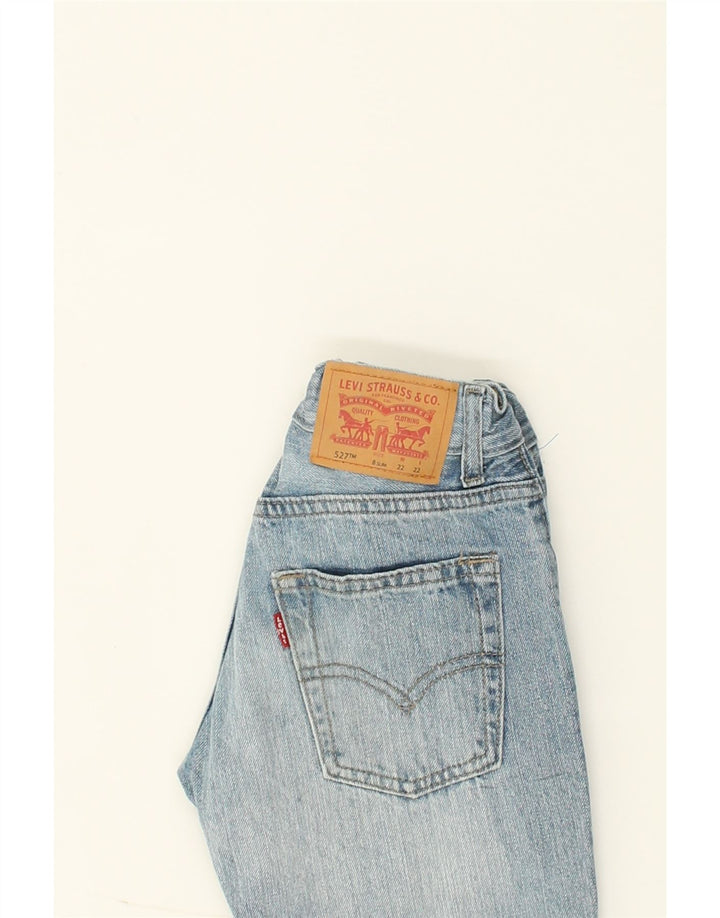 LEVI'S Boys 527 Bootcut Jeans 7-8 Years W22 L22  Blue Cotton | Vintage Levi's | Thrift | Second-Hand Levi's | Used Clothing | Messina Hembry 