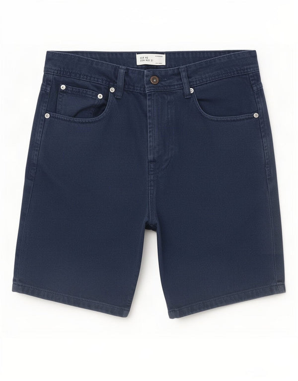 Pantaloncini di jeans da uomo Zara EU 40 medi W31 cotone blu navy