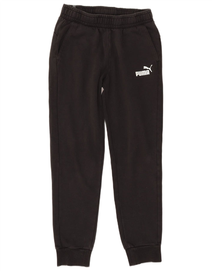Pantaloni da tuta da uomo PUMA Joggers medio cotone nero