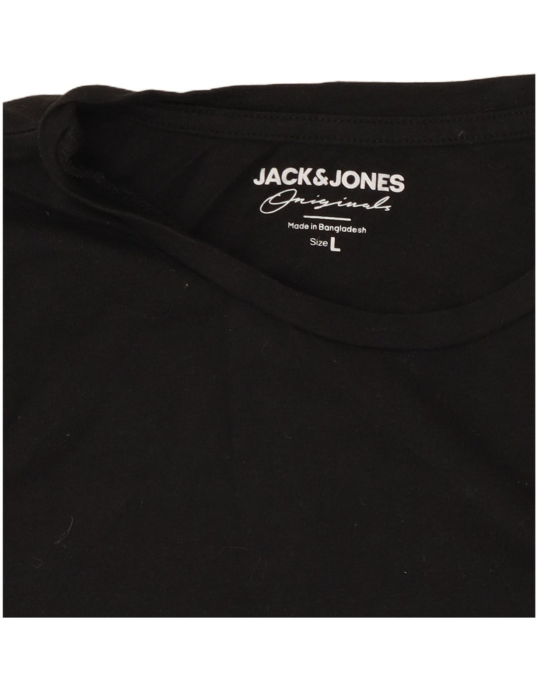 Jack & Jones T-shirt da uomo grande nera