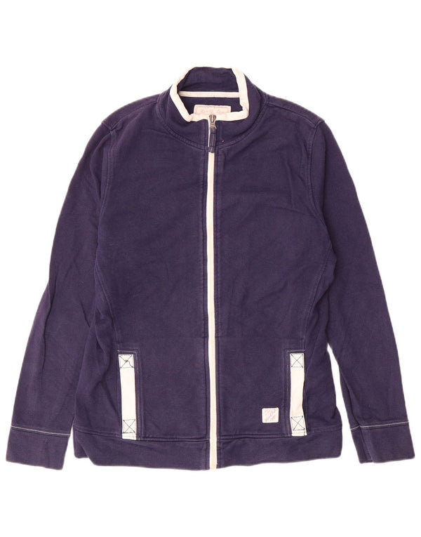 Giacca da tuta da donna Weird Fish UK 10 Small Blu Navy Colourblock