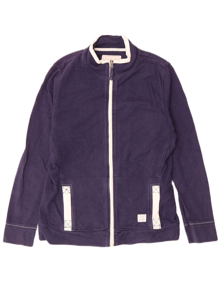 Giacca da tuta da donna Weird Fish UK 10 Small Blu Navy Colourblock