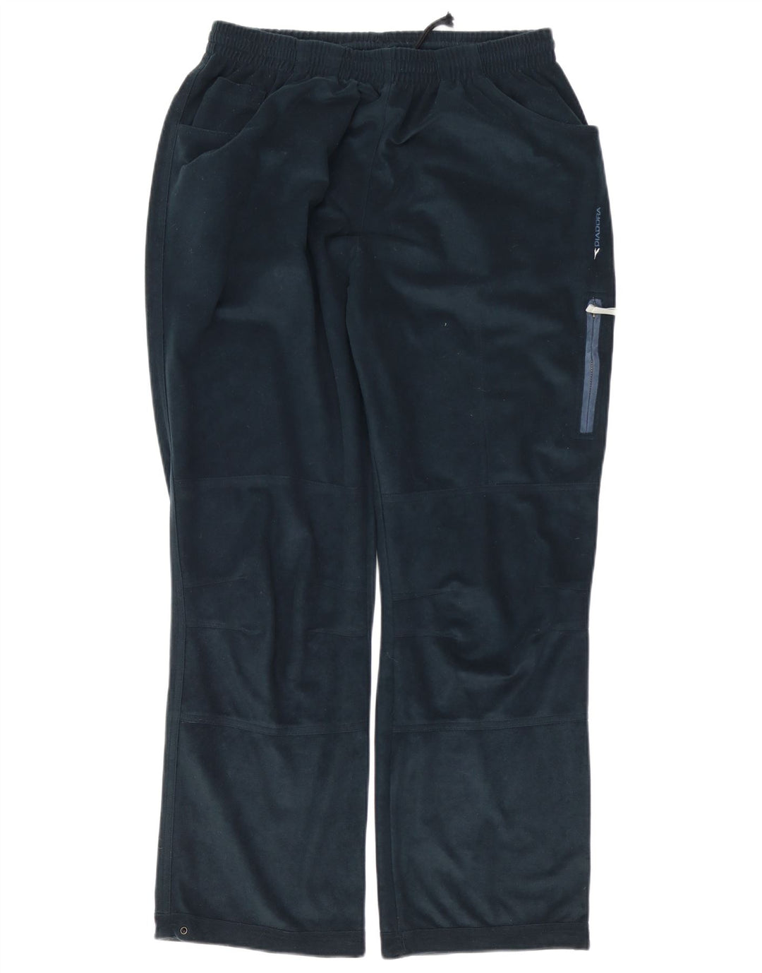 Pantaloni da tuta cargo da uomo Diadora UK 42 Large Blu Poliestere