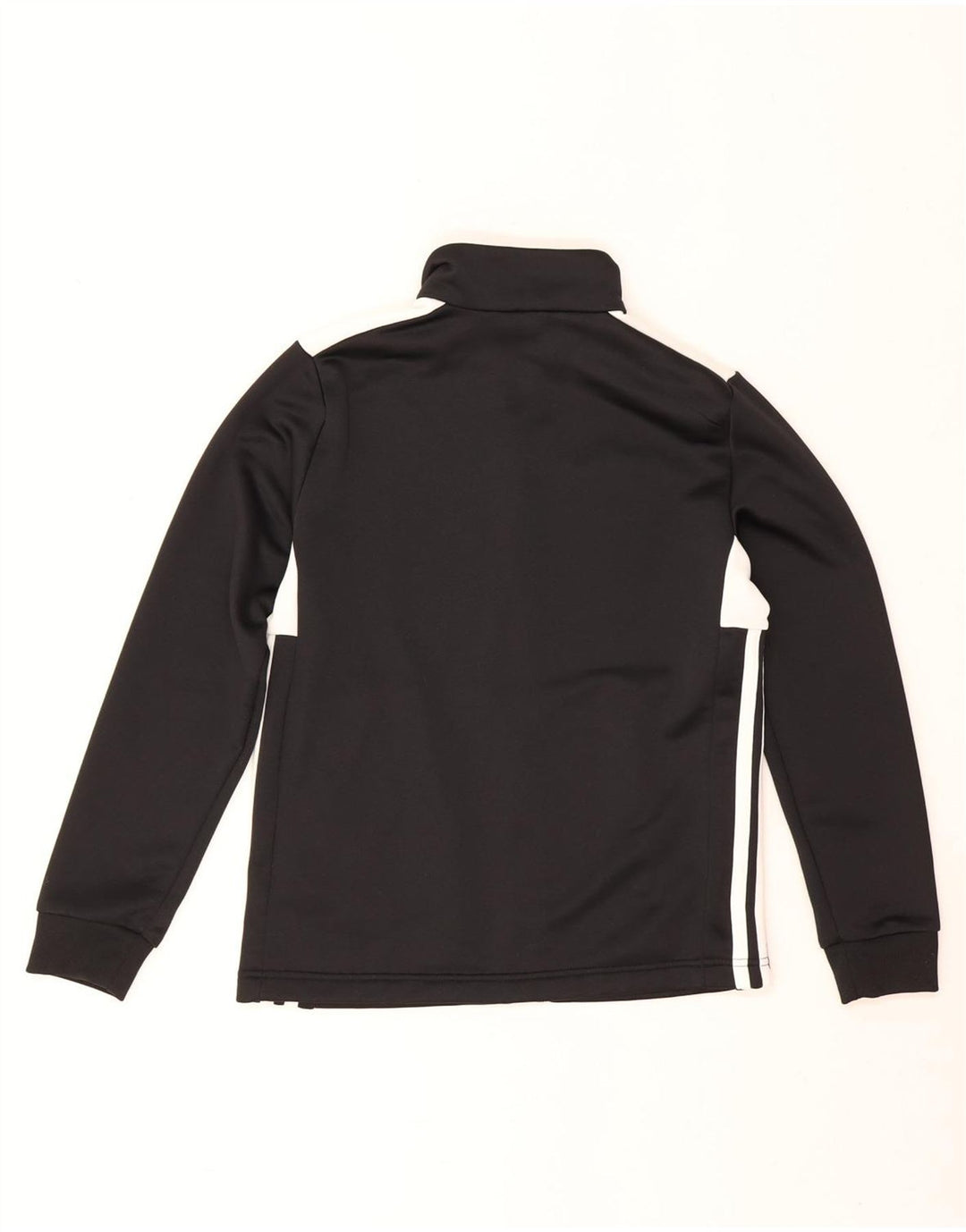 Giacca da tuta da ragazzo Adidas 11-12 anni in poliestere color block nero