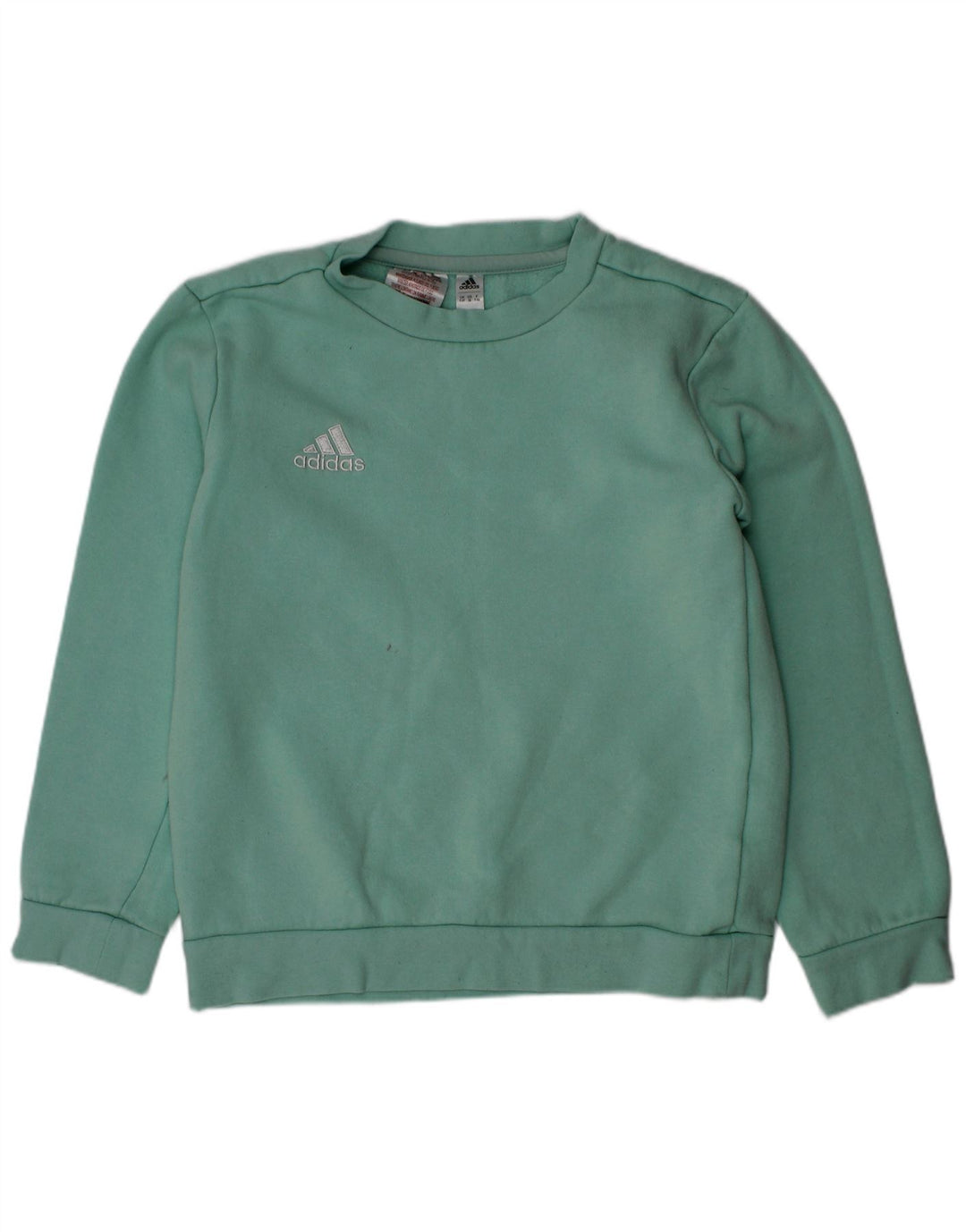 Felpa Adidas Bambino Maglione 7-8 Anni Cotone Verde
