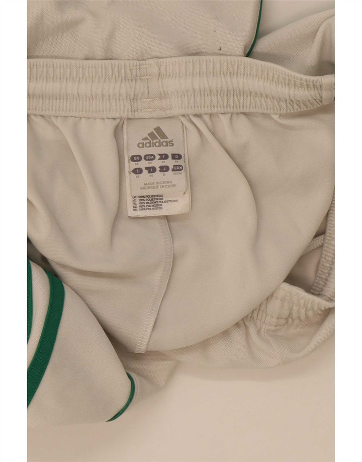Pantaloncini sportivi Adidas Climalite da uomo di colore bianco medio in poliestere