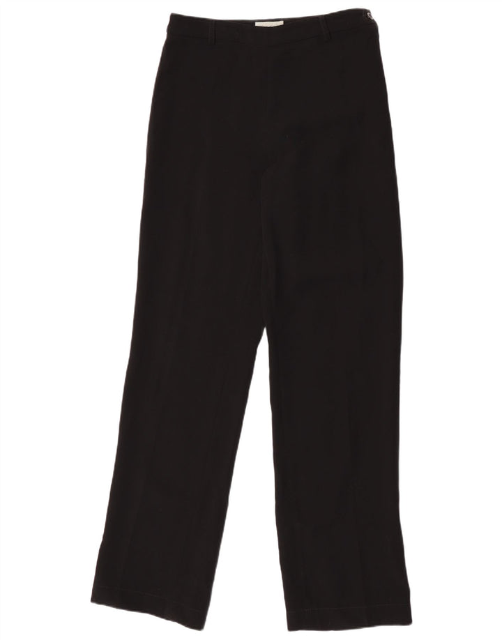 Pantaloni casual dritti da donna Jigsaw W29 L32 poliestere nero