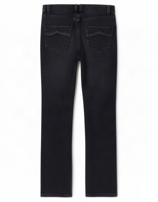 Jeans Bootcut da donna Marks & Spencer UK 10 Small W27 L29 Cotone blu navy