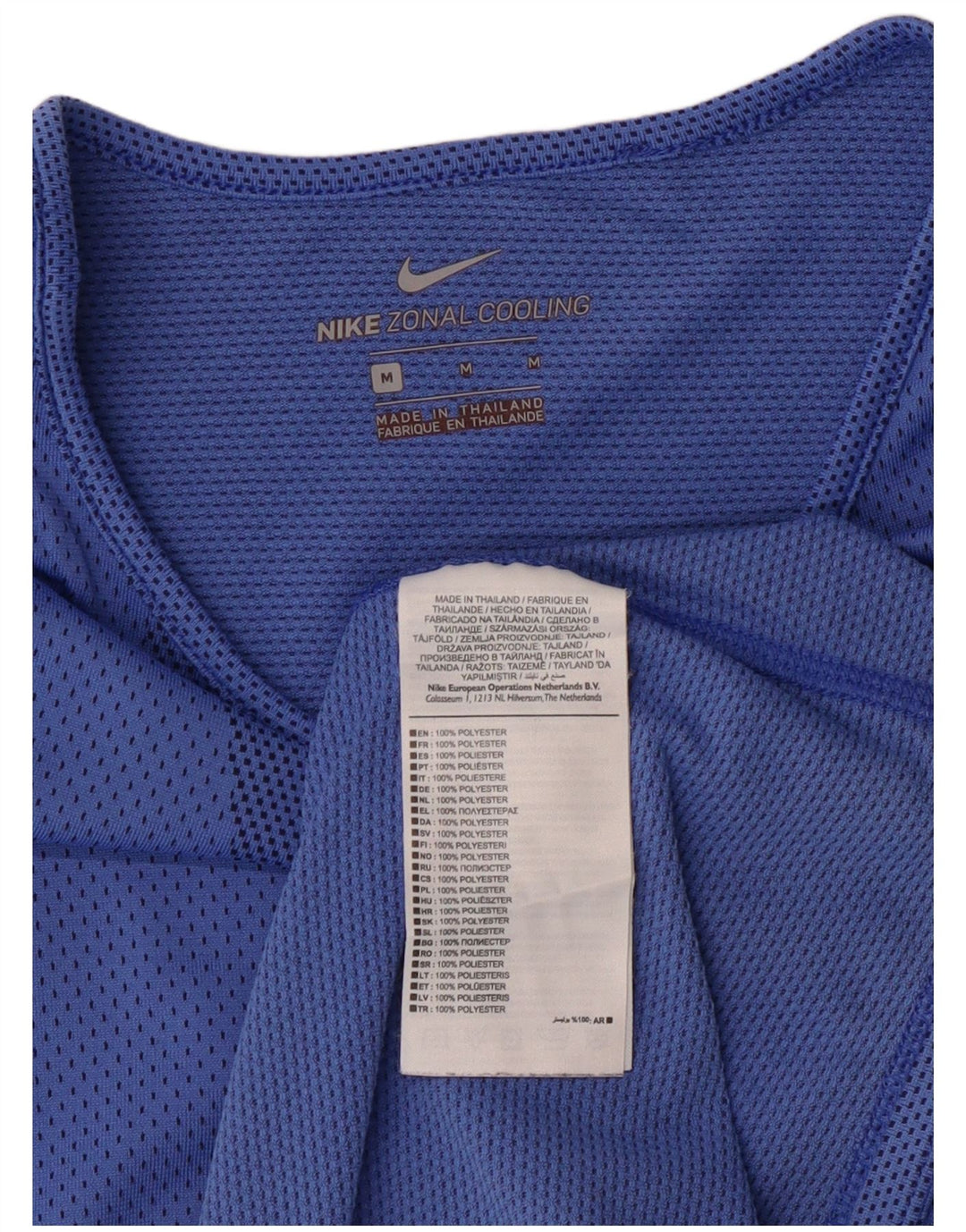 T-shirt da donna Nike Top UK 14 poliestere blu medio