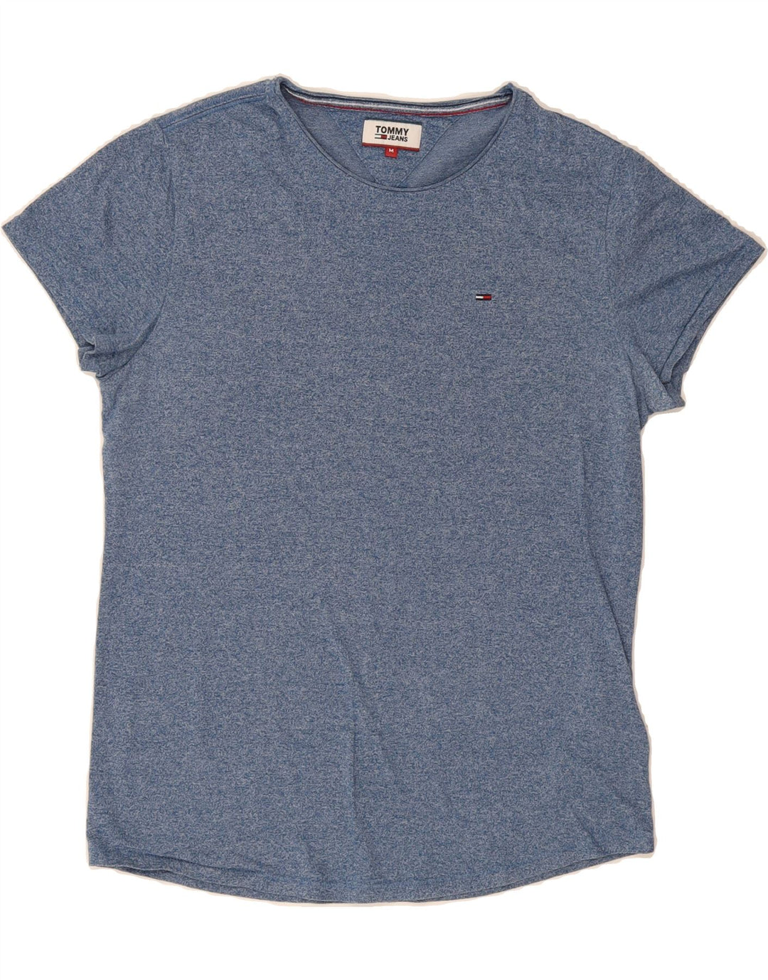 TOMMY HILFIGER Mens T-Shirt Top Medium Blue Cotton Vintage Tommy Hilfiger and Second-Hand Tommy Hilfiger from Messina Hembry 