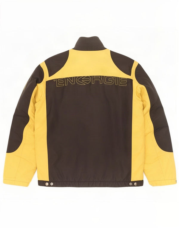 Giacca da corsa grafica da uomo Energie UK 44 2XL Poliammide color block nero