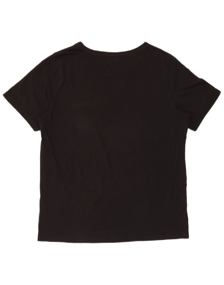 T-shirt da uomo Puma Top Large in cotone nero