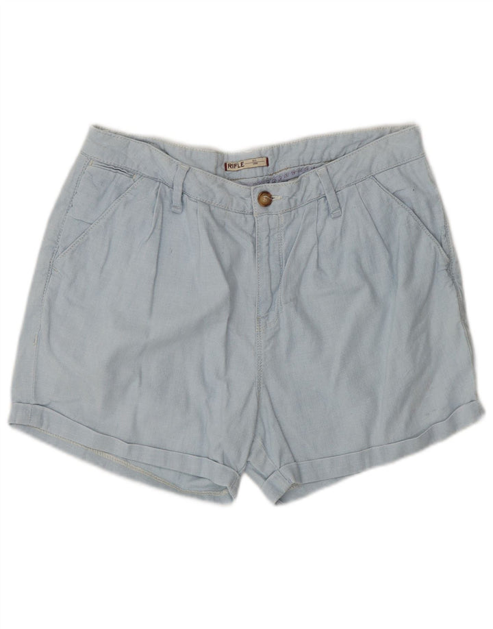 Pantaloncini chino con ancoraggio da donna RIFLE W29 blu medio