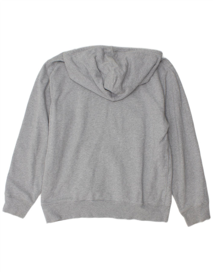 Maglione con cappuccio grafico da uomo Levi's Large in cotone grigio