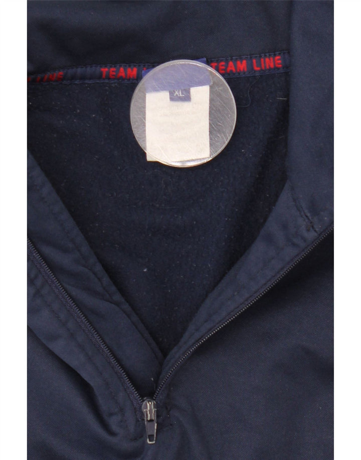 Giacca sportiva da uomo Asics Pullover XL Poliestere blu navy