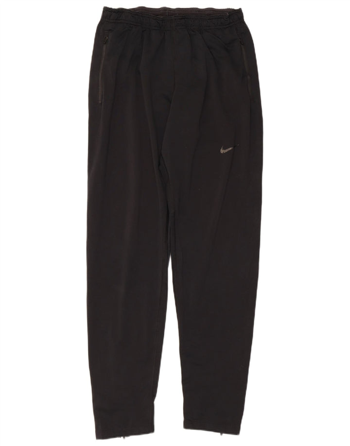 Pantaloni da tuta Nike Dri Fit da uomo, poliestere nero medio