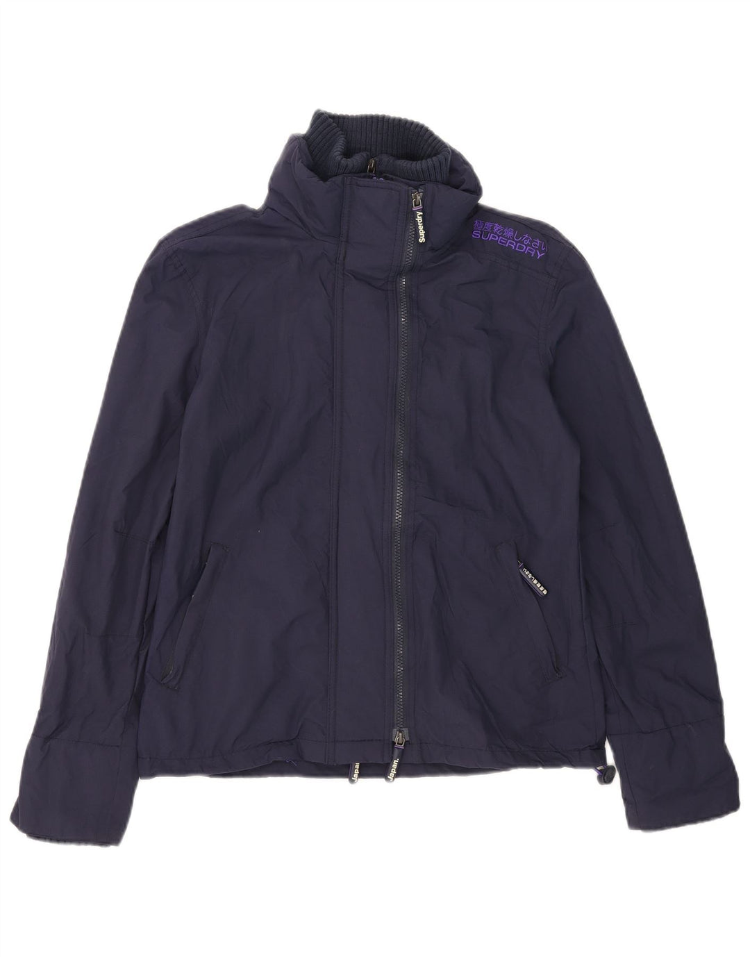 Giacca a vento da donna Superdry The Windcheater UK 10 Small Blu Navy