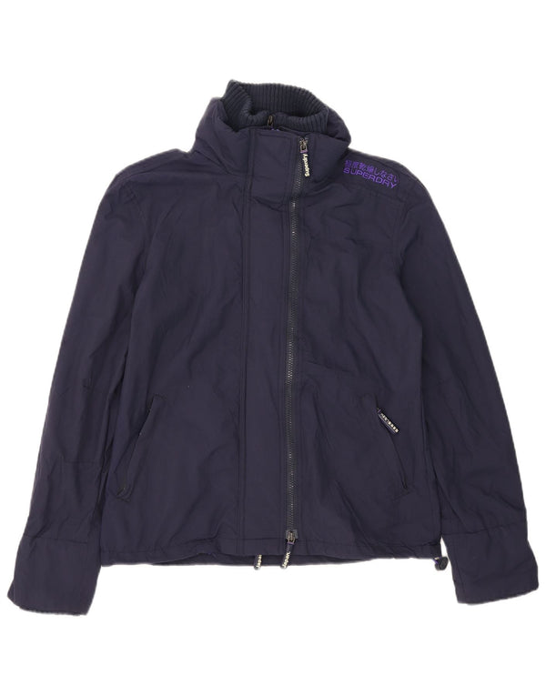 Giacca a vento da donna Superdry The Windcheater UK 10 Small Blu Navy