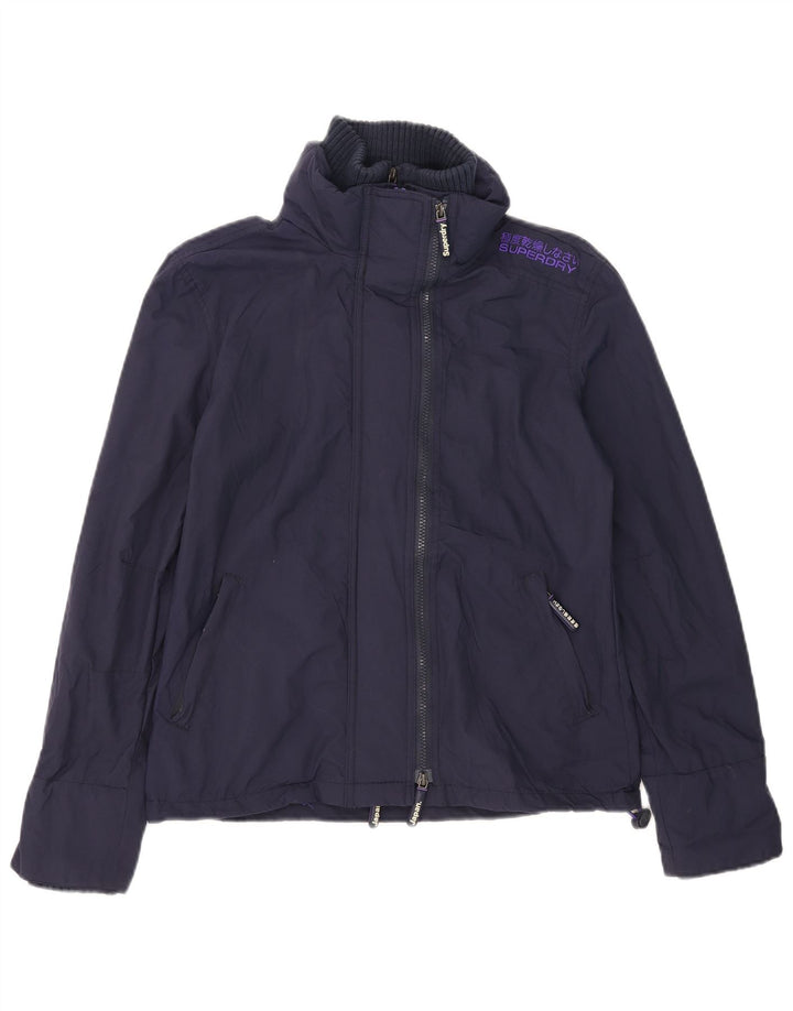 Giacca a vento da donna Superdry The Windcheater UK 10 Small Blu Navy