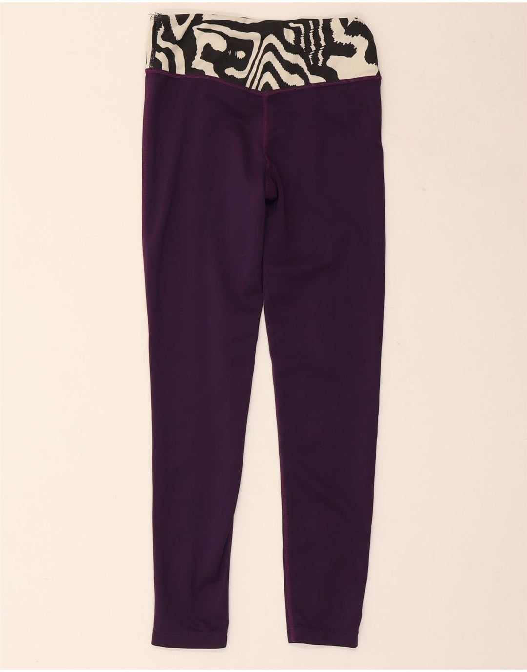 Leggings aderenti NIKE per ragazze 10-11 anni stampa animalier viola medio