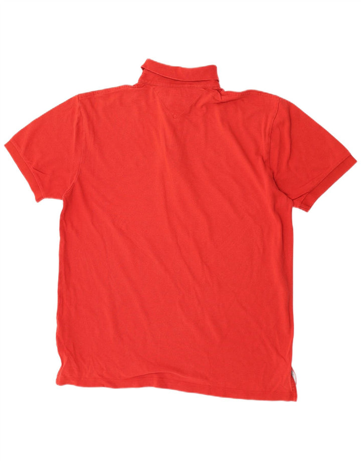 Polo da uomo Tommy Hilfiger grande rossa in cotone