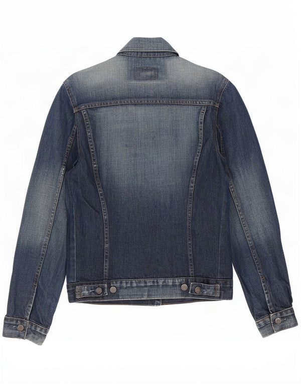 Giacca di jeans da uomo Levi's UK 36 piccola in cotone blu navy