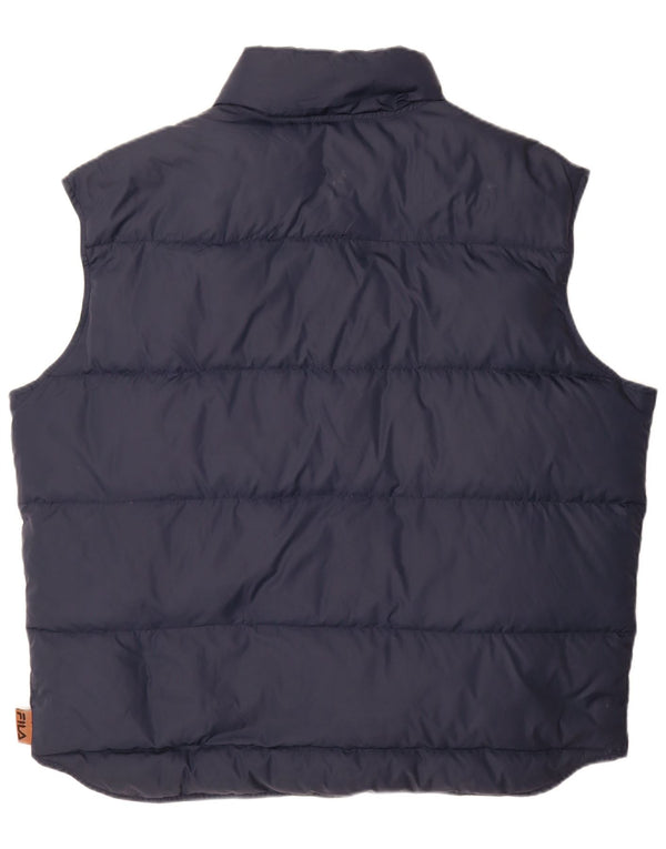 Gilet imbottito da uomo Fila IT 56 XL blu navy in poliammide