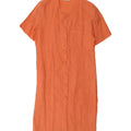 ST MICHAEL Womens Shirt Dress UK 14 Large  Orange Vintage St Michael and Second-Hand St Michael from Messina Hembry 