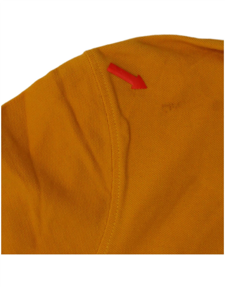 Crew Clothing Polo da uomo in cotone giallo medio
