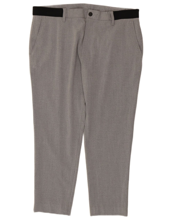 Pantaloni corti da uomo Zara XL W34 L25 Colorblock grigio