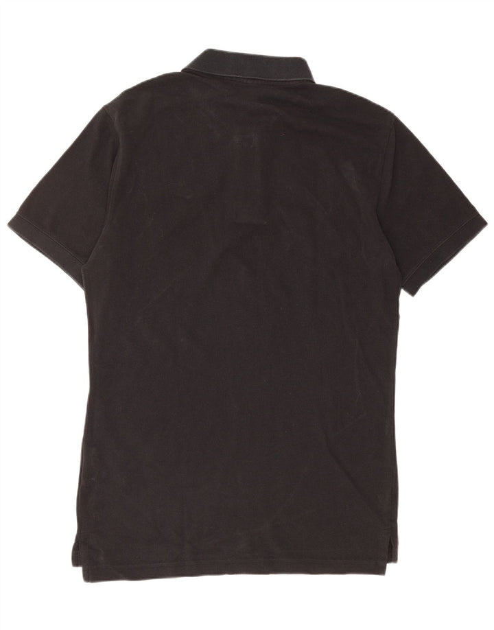 NIKE Mens Polo Shirt Small Black Cotton