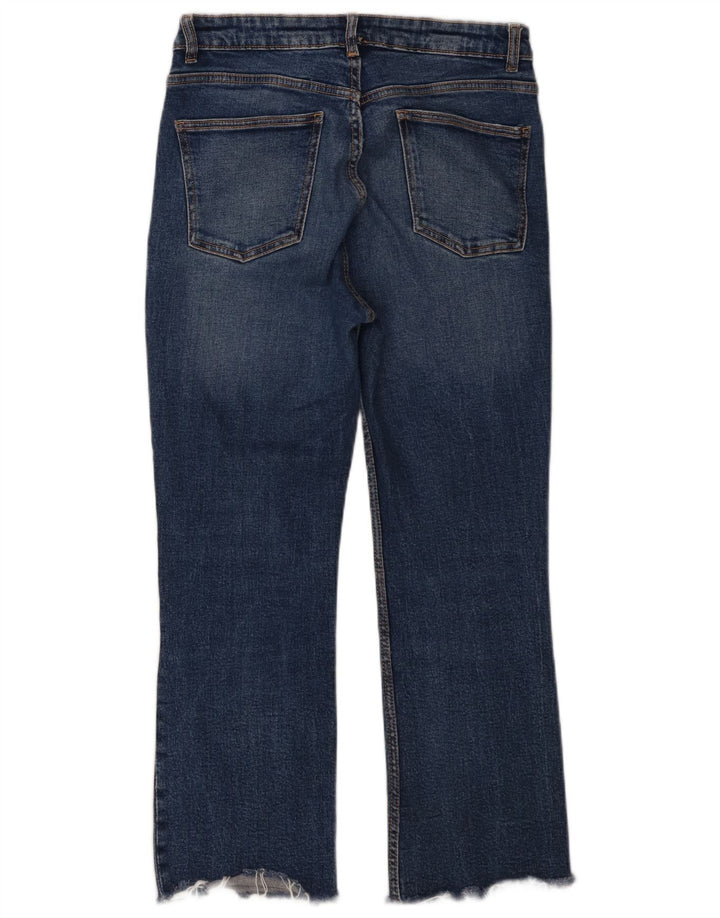 Jeans corti da donna Zara EU 40 medi W30 L26 Blu
