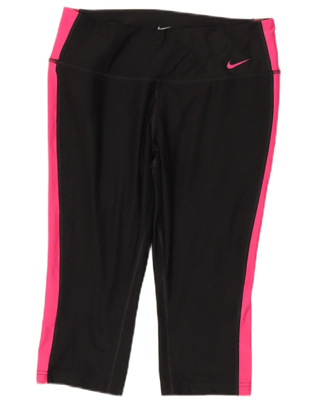 Leggings Nike Dri Fit Capri da donna UK 12 Medium Black Colourblock
