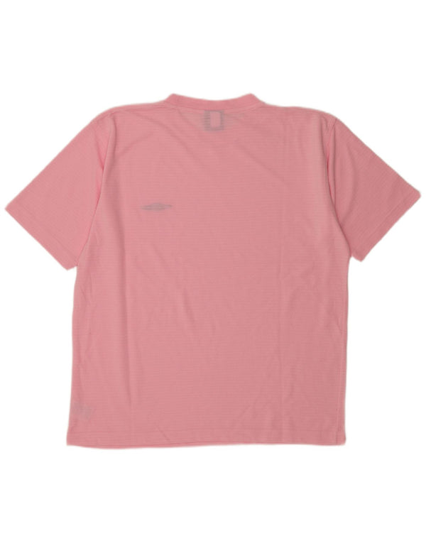T-shirt da uomo Umbro Top Large in poliestere rosa