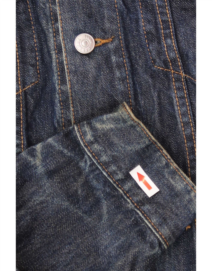 Carrera Giacca di jeans da uomo UK 40 Large Blue Cotton