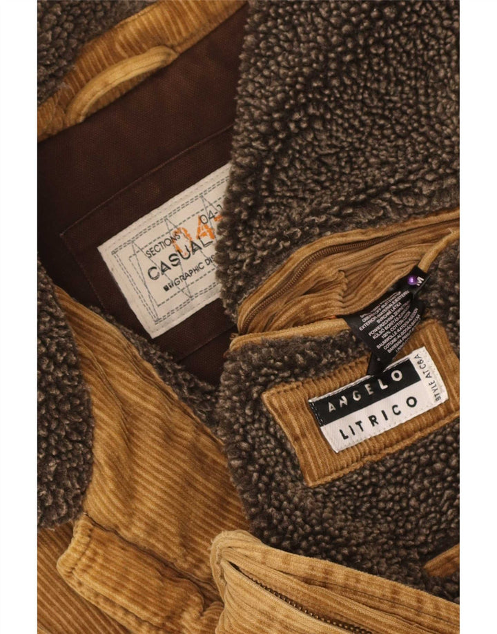 Giacca da uomo in velluto a coste Angelo Litrico UK 38 Cotone beige medio