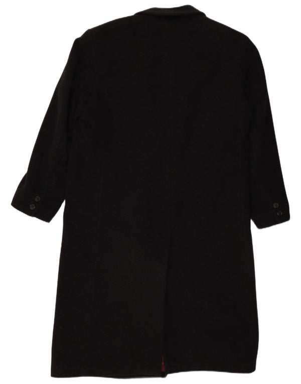 BUGATTI Cappotto doppiopetto da uomo vestibilità ampia IT 48 Lana nera media