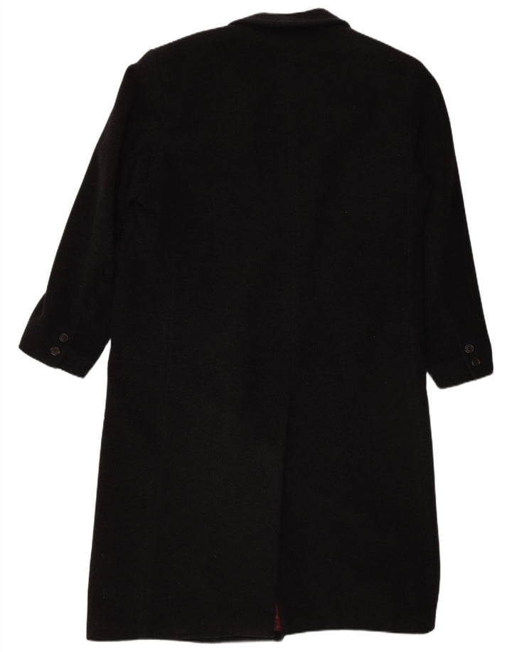 BUGATTI Cappotto doppiopetto da uomo vestibilità ampia IT 48 Lana nera media