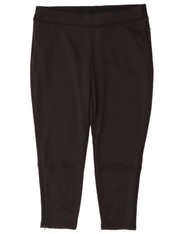 Pantaloni da tuta da donna Adidas UK 16/18 Large Nero Poliestere
